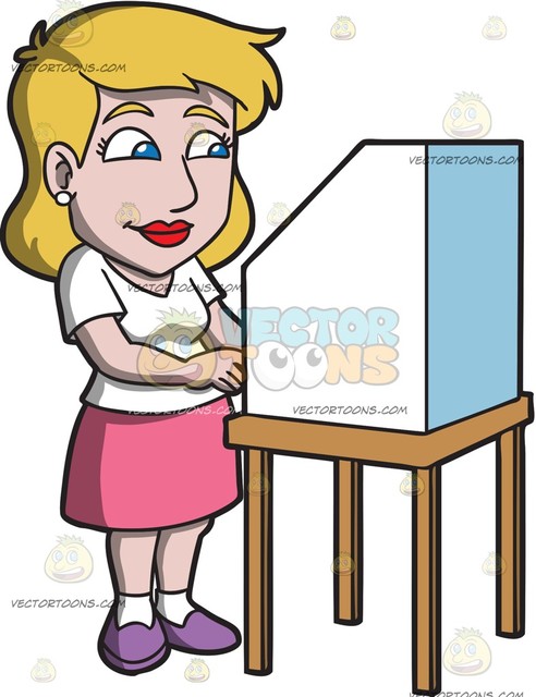 492x640 Voting Clipart