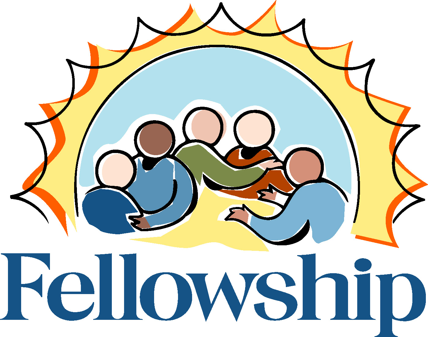 1397x1099 Church Fellowship Dinner Clipart