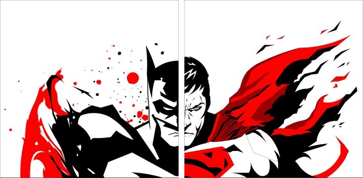 736x362 Batman Vs Superman Clipart