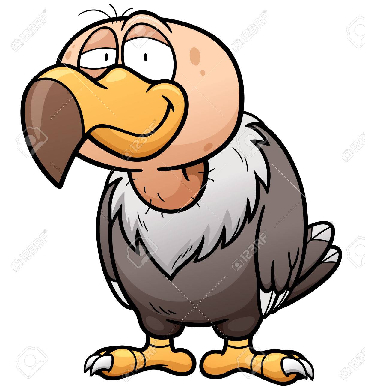1218x1300 Vector Illustration Of Cartoon Vulture Royalty Free Cliparts