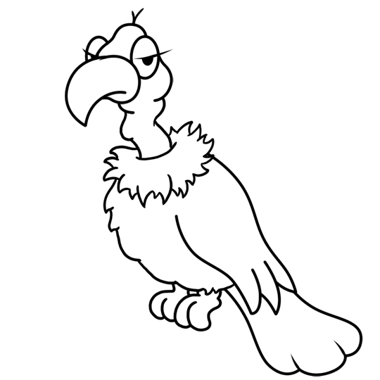 540x540 Vulture Clipart Sketch