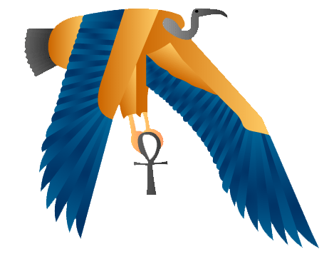 462x356 Clip Art Of Scarabs And Vultures