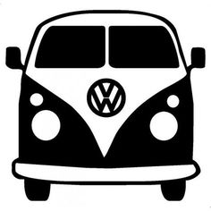 236x236 Wall Decals Vw Bus Art Without Boundaries Van
