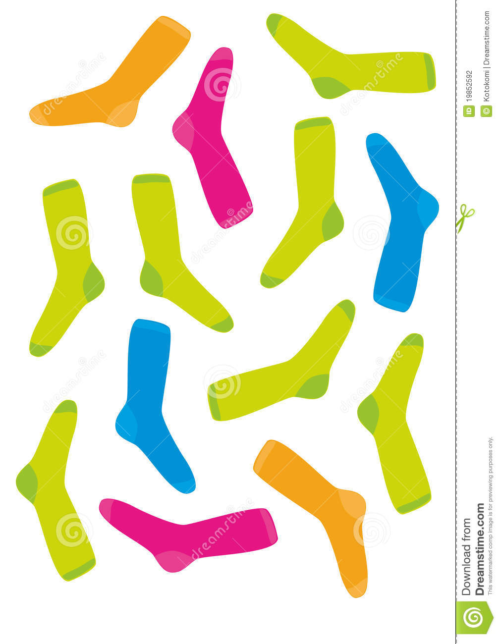 1009x1300 Wacky Socks Clip Art