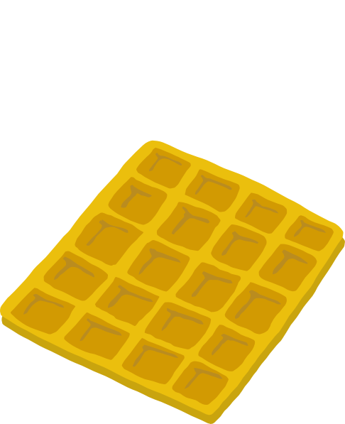 486x597 Waffle Clip Art