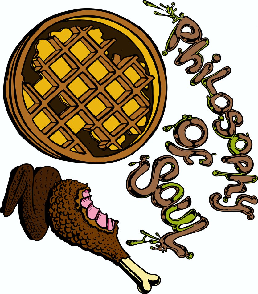837x955 Chicken And Waffles Clipart