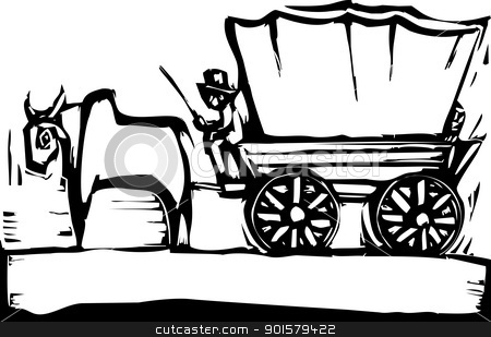 450x309 Wagon Clipart Ox Wagon