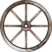 200x200 Wagon Wheel Clipart