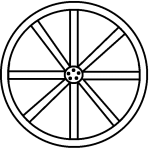 150x150 Wheel Clipart Black White Wagon Wheel Clipart Cliparts