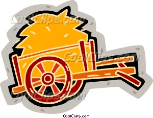 300x231 Free Hay Wagon Clipart
