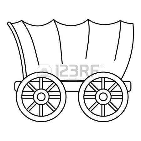 450x450 Wagon Clipart Prairie