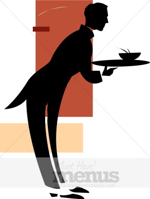 292x388 Food Waiter Clipart Catering Clipart