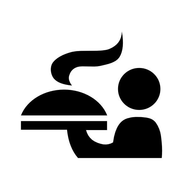 600x600 Waiter Clip Art