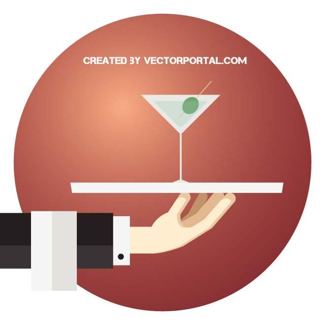 660x660 Waiter Clipart