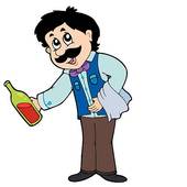 170x170 Waiter Serving Clip Art