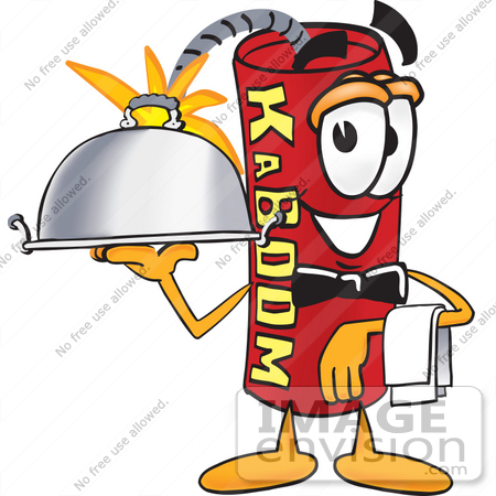 450x450 Clip Art Graphic Of A Stick Of Red Dynamite Cartoon Character