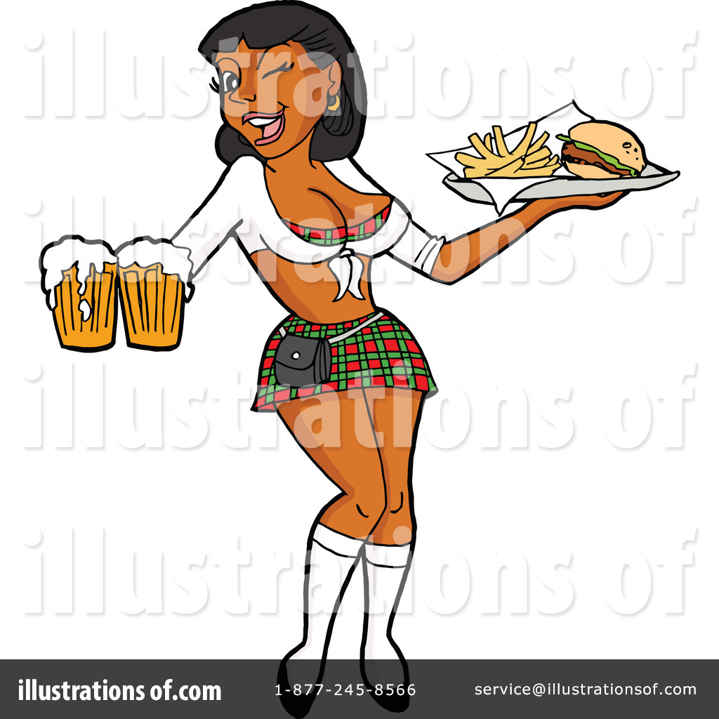 1024x1024 Waitress Clipart