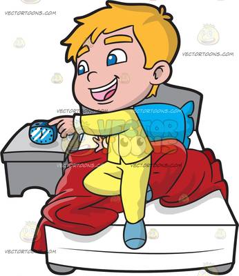 346x400 Wake Up Kids Clipart