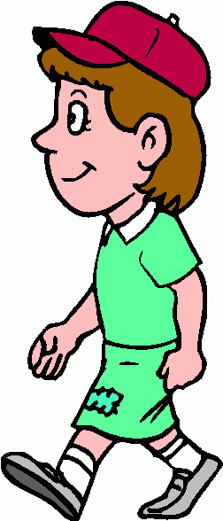 252x588 Boys Walking Clipart