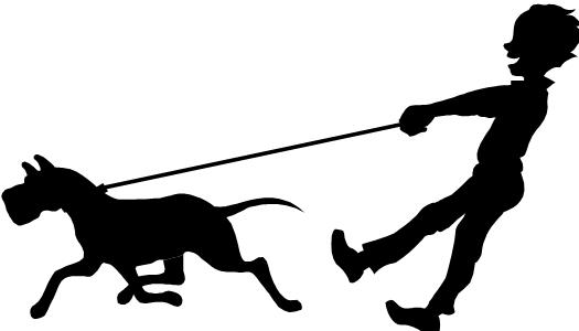 525x300 Dog Walking Clipart Many Interesting Cliparts