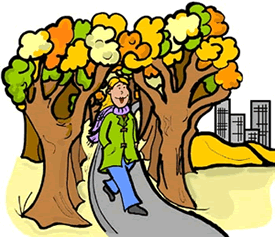 275x237 Walk In The Park Clipart