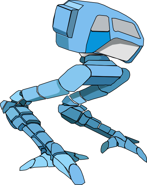 474x598 Robot Walker Clip Art