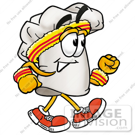450x450 Clip Art Graphic Of A White Chefs Hat Cartoon Character Speed
