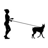 170x170 Dog Walking Clip Art