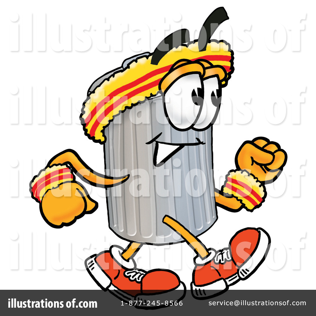 1024x1024 Trash Can Character Clipart