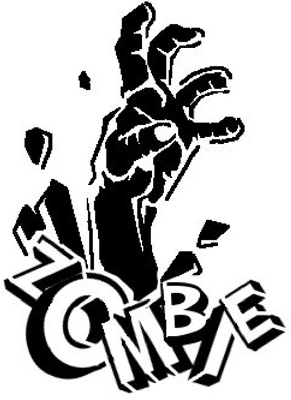 576x792 The Walking Dead Clipart Pumpkin Stencil