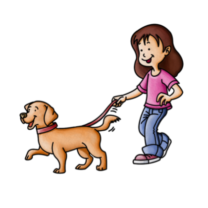 420x420 Pet Clipart Dog Walking