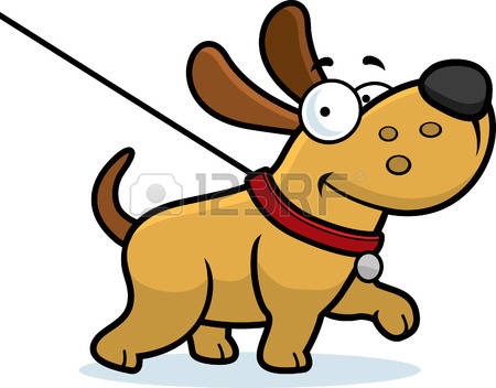 450x352 Dog For Walk Clipart