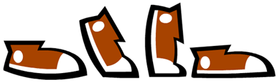 400x118 Best Walking Feet Clip Art