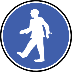 300x300 Walk On Feet Clip Art