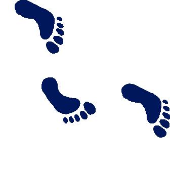 336x336 Footprint Trail Clipart