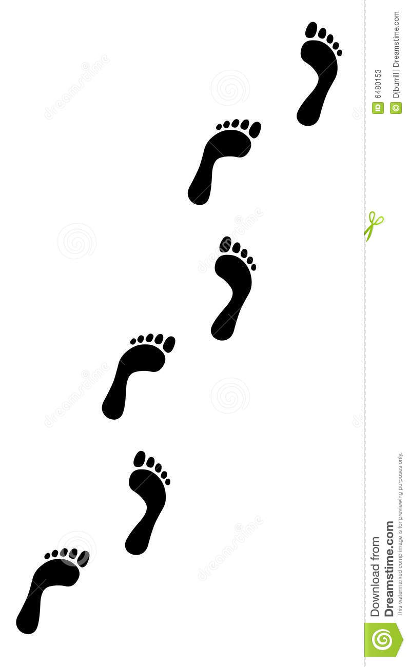 799x1300 Walking Footprints Clipart