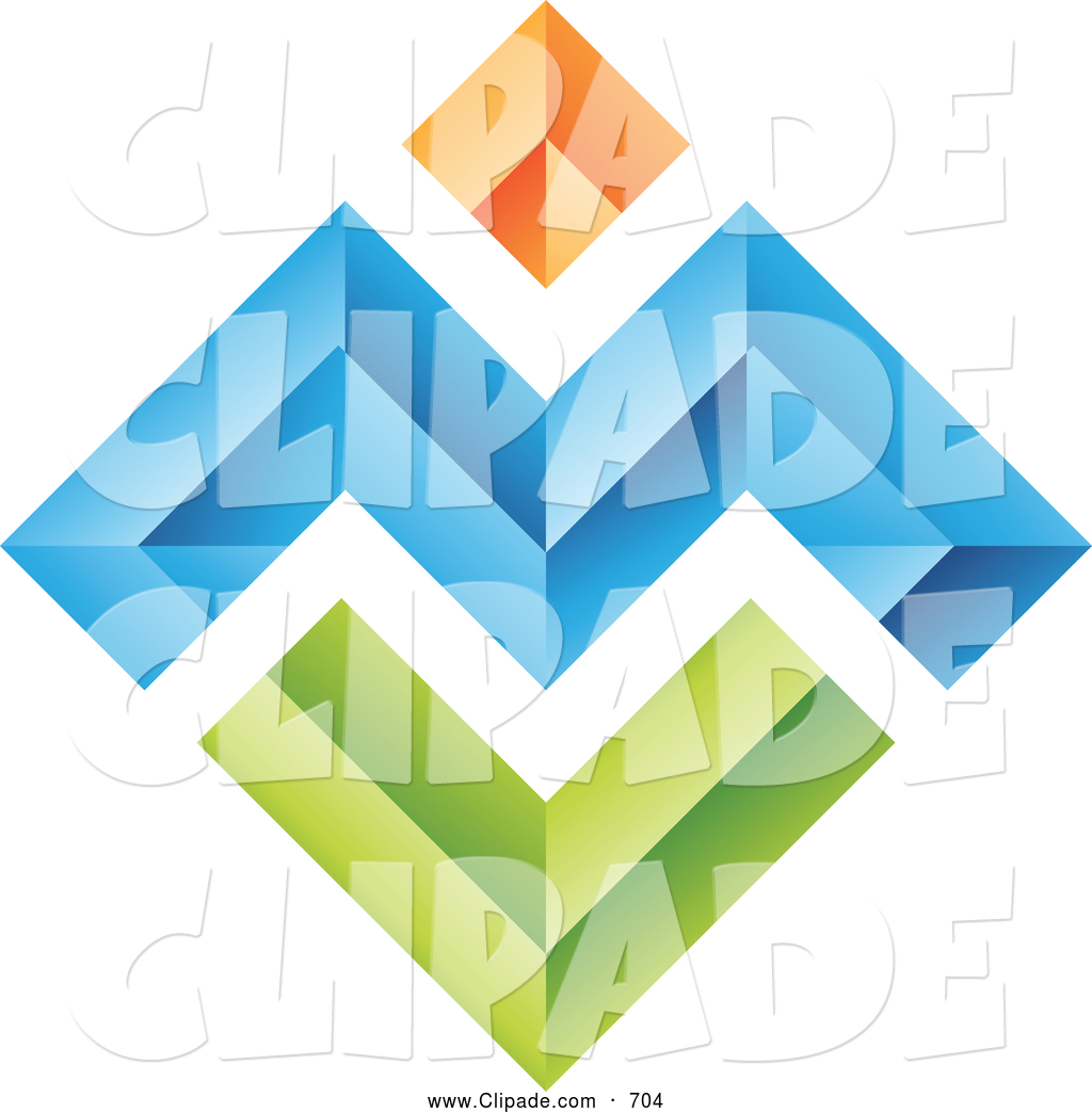 1024x1044 Clip Art Of A Set Of 3d Abstract Colorful Walls Logo Icon By
