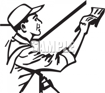 350x310 Painting Wall Clipart Black And White Letters Example