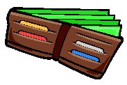 183x122 Free Wallet Clipart
