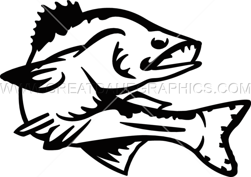 825x581 Walleye Production Ready Artwork For T Shirt Printing