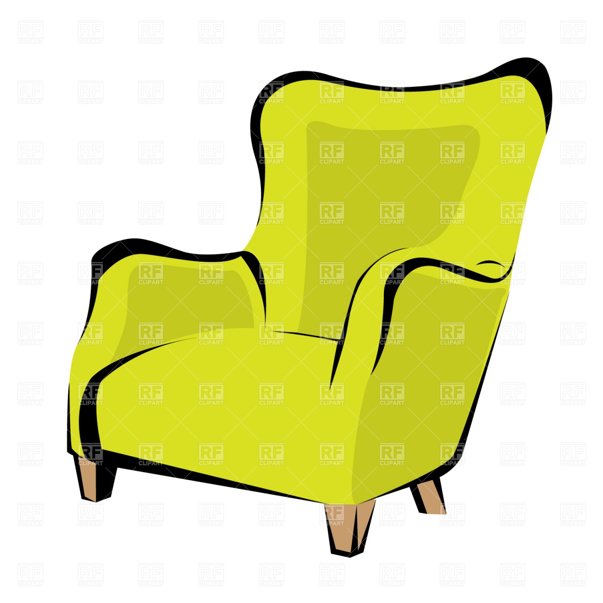 1200x1200 Furniture Clipart Armchair