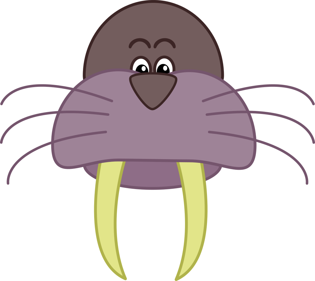 1047x932 Head Walrus Clipart