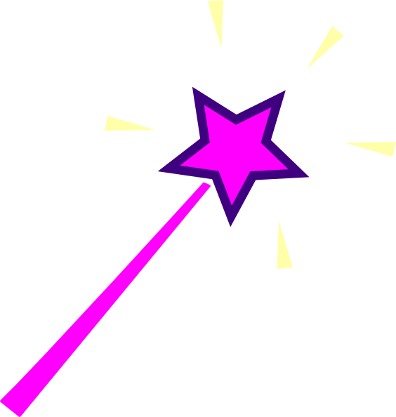 564x594 Purple Wand Pic Clip Art