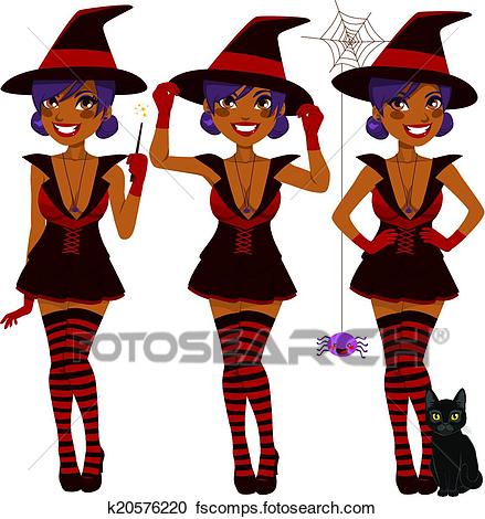 439x470 Clipart Of Dark Sexy Black Witch K20576220