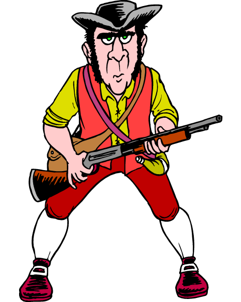 480x600 War Clipart The Revolutionary
