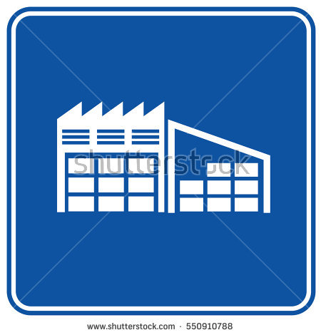 450x470 Warehouse Clipart Blue
