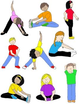 268x350 Exercise Kids In Action Stretches And Warm Ups Clip Art S Clip Art