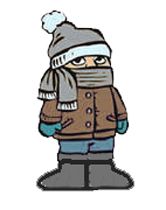 166x210 Cold Weather Clip Art