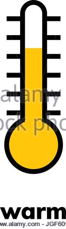 135x470 Temperature Icon, Clip Art. Narrow Range Mercury Thermometer Shows