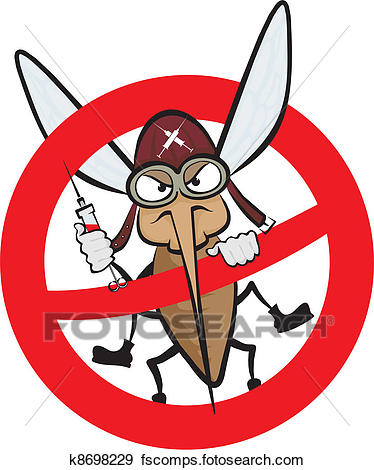 374x470 Clip Art Of Angry Mosquito